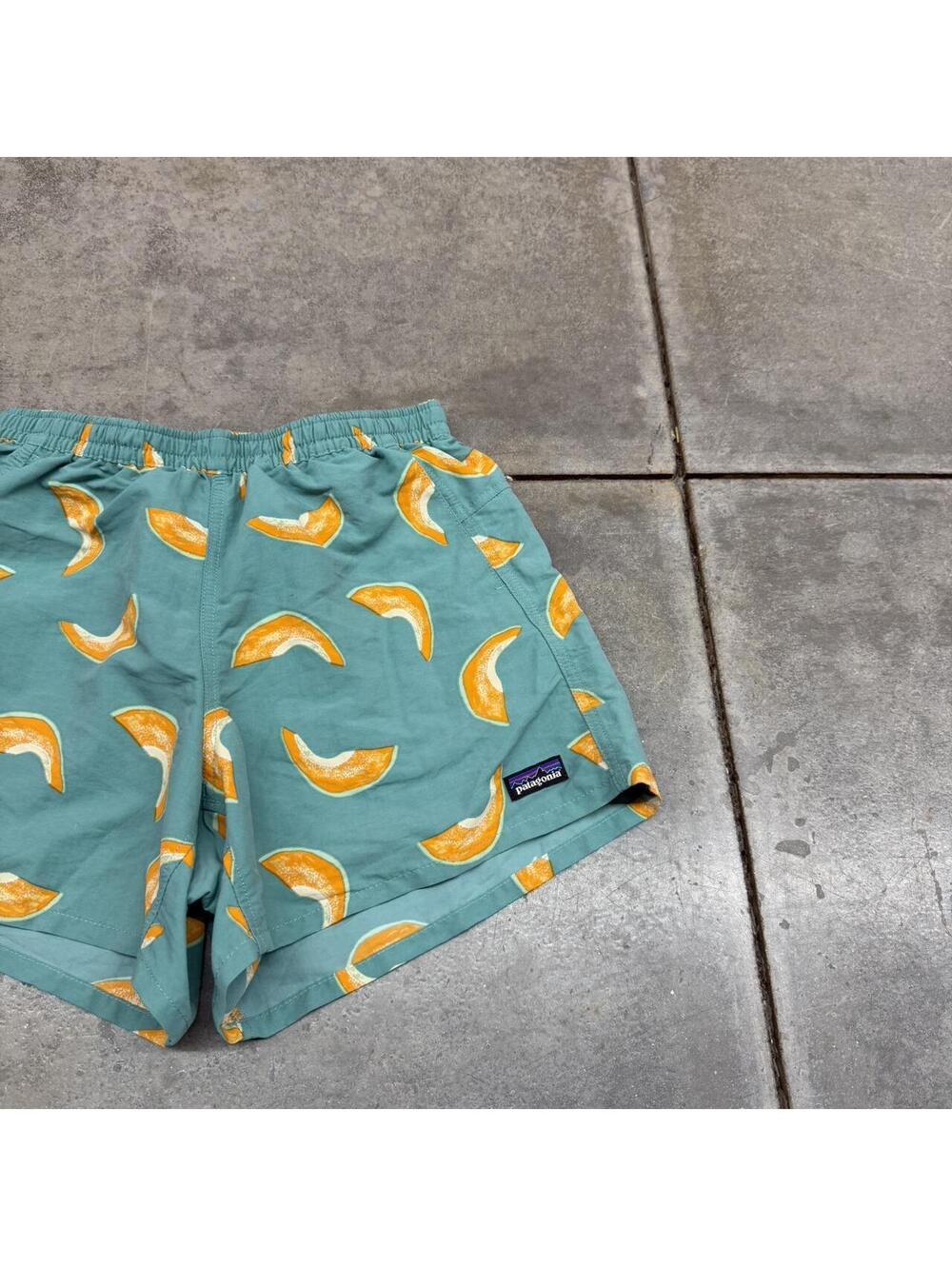 vintage patagonia baggies melons light beryl green shorts size small WOMENS - Picture 2 of 3